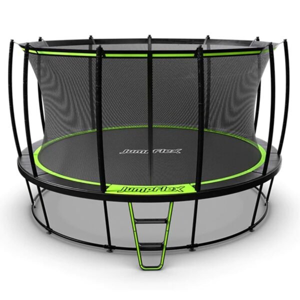 JumpFlex Hero Round Outdoor Backyard Trampoline