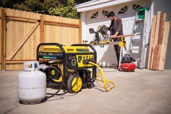 Champion 11,500/9,200 - Watt Tri - Fuel Home Backup Portable Generator
