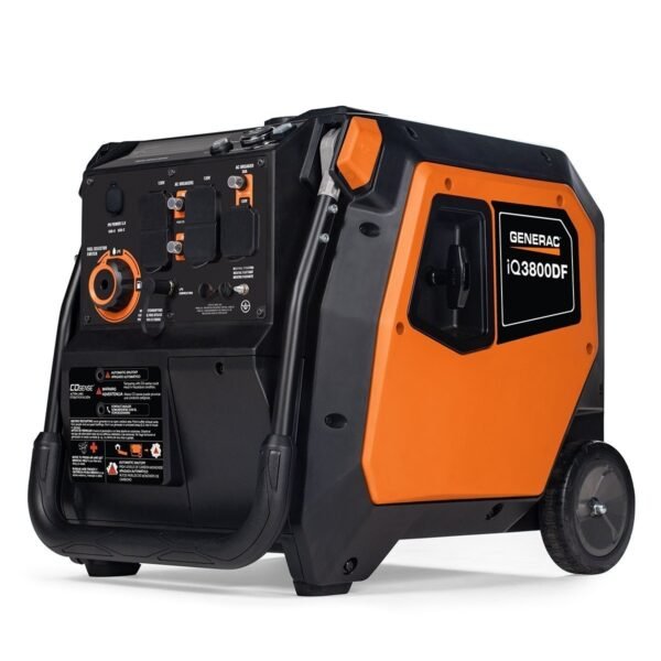 Generac iQ3800 3.800 - Watt Dual Fuel Portable Inverter Generator