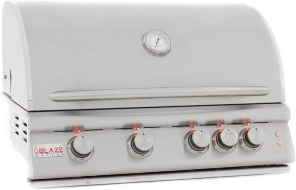 Blaze 32-Inch 4 - Burner LTE Gas Grill with Rear Burner and Built-in Lighting System