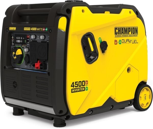 Champion 4,500 - Watt Portable Dual Fuel Inverter Generator 200991