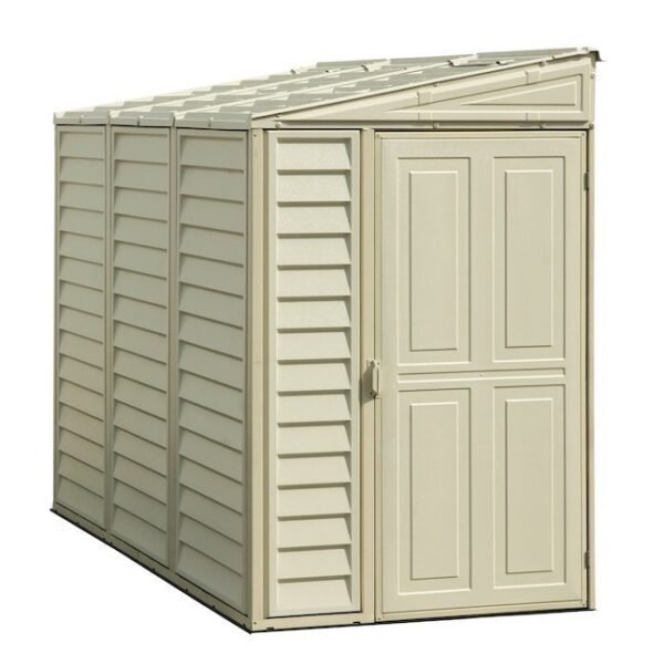 DuraMax Building Products 4 - ft x 8 - ft Sidemate Off - white Lean - to Vinyl Storage Shed