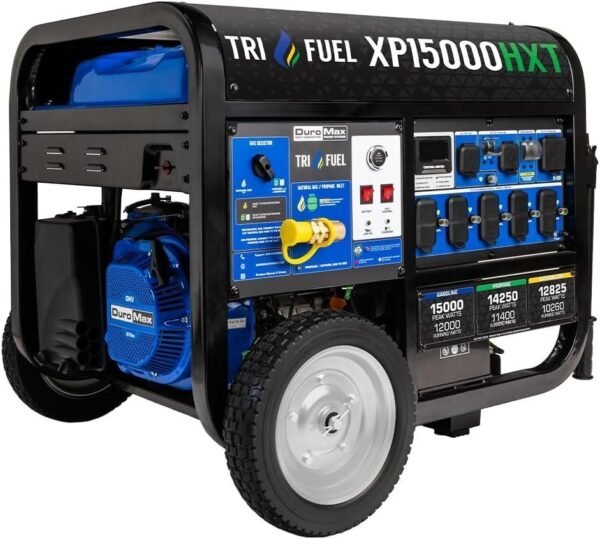 DuroMax 15,000 - Watt Tri - Fuel Portable Generator XP15000HXT