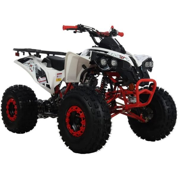 X - Pro 125cc ATV with Reverse Electric Start Luggage Rack LED Headlight