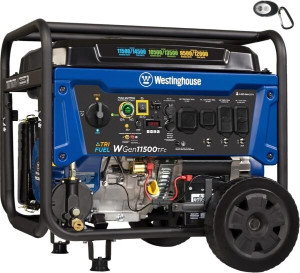Westinghouse 14,500 Watt Tri - Fuel Portable Generator