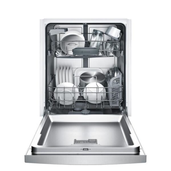 Bosch 100 Series PureDry 50 - Decibel Front Control 24 - in Built-in Dishwasher (Fingerprint - Resistant Stainless Steel) ENERGY STAR