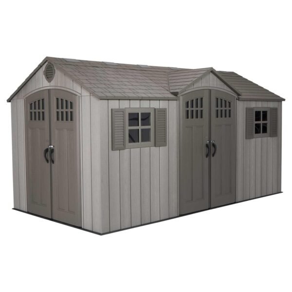 Lifetime 15 Ft X 8 Ft Outdoor Storage Shed 60318