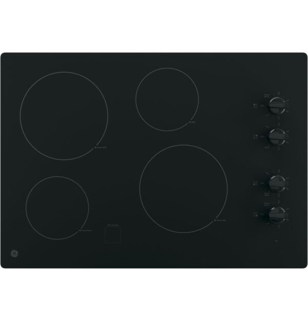 GE 30 Built-in Knob Control Electric Cooktop JP3030DWBB