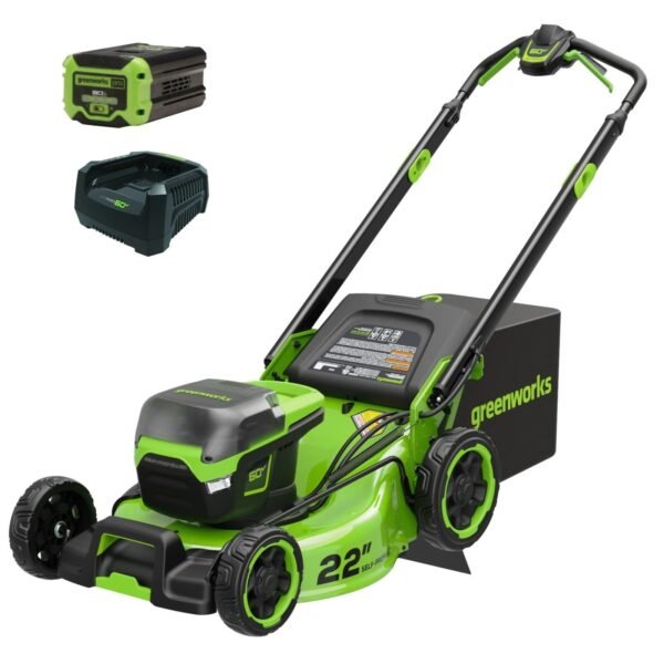Greenworks Pro 60V 22 Cordless Self - Propelled Push Lawn Mower