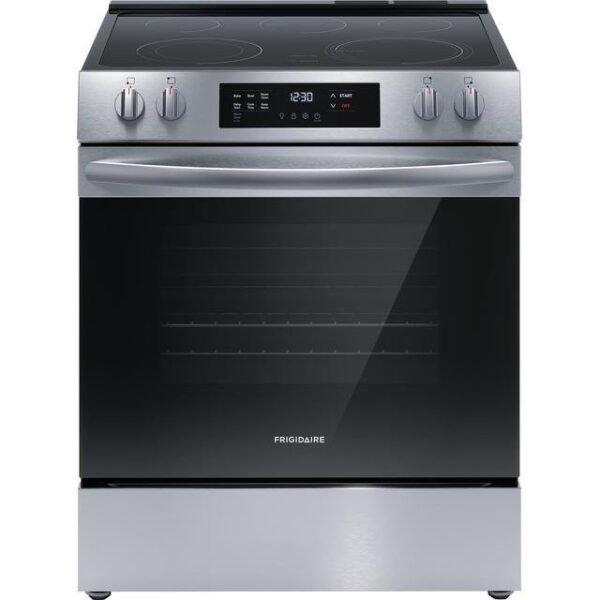 Frigidaire 30 Front Control Electric Range FCFE3062AS