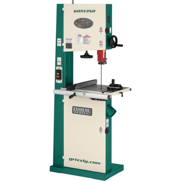 Grizzly G0513X2 17 2 HP Bandsaw w/ Cast - Iron Trunnion