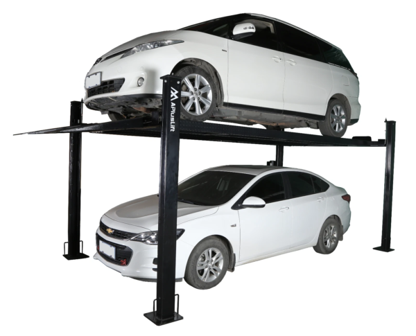 APlusLift HW - 8S 8000LB 4 - Post Portable Storage Service Car Lift / 3 Year Warranty