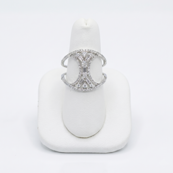 Radiant Starburst Baguette by Shepherd Jewelry on white background